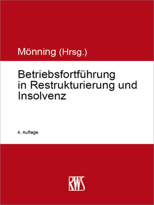 cover image of Betriebsfortführung in Restrukturierung und Insolvenz